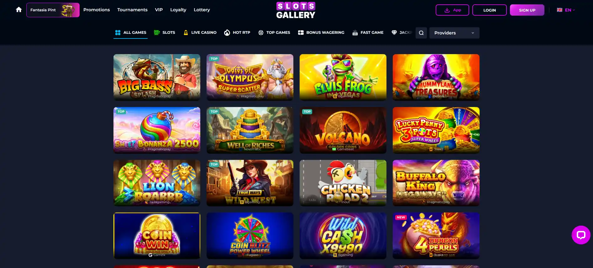 Slots Gallery Casino games