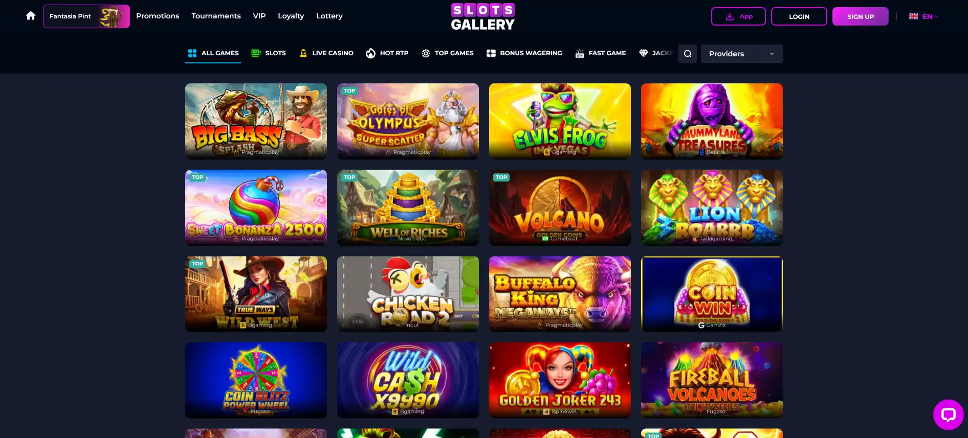 Slots Gallery Casino games