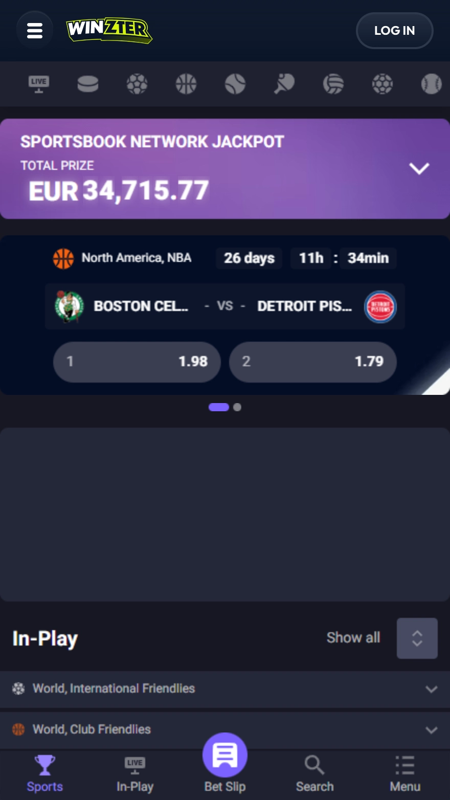 Winzter страница ставок на спорт