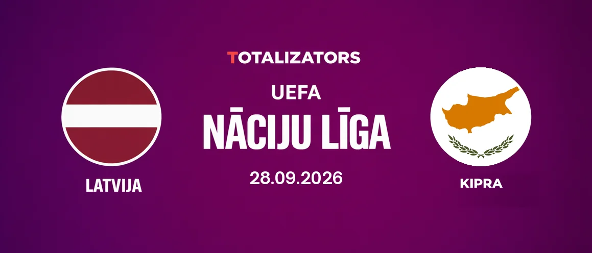 Latvija – Kipra: UEFA Nāciju līga 28. septembris