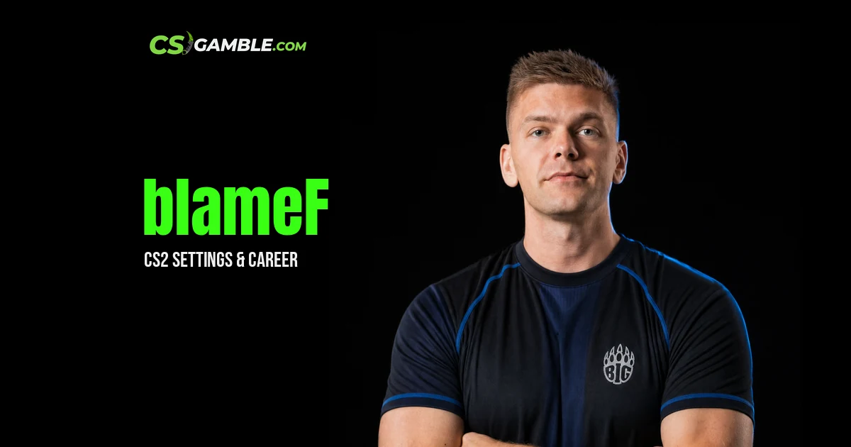 blameF (Benjamin Bremer) CS2 player profile